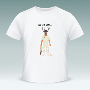 All The Gear - Cricket - Short Sleeve T Shirt