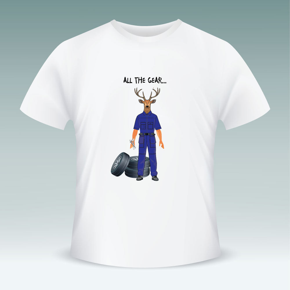 All The Gear - Mechanic - Short Sleeve T Shirt